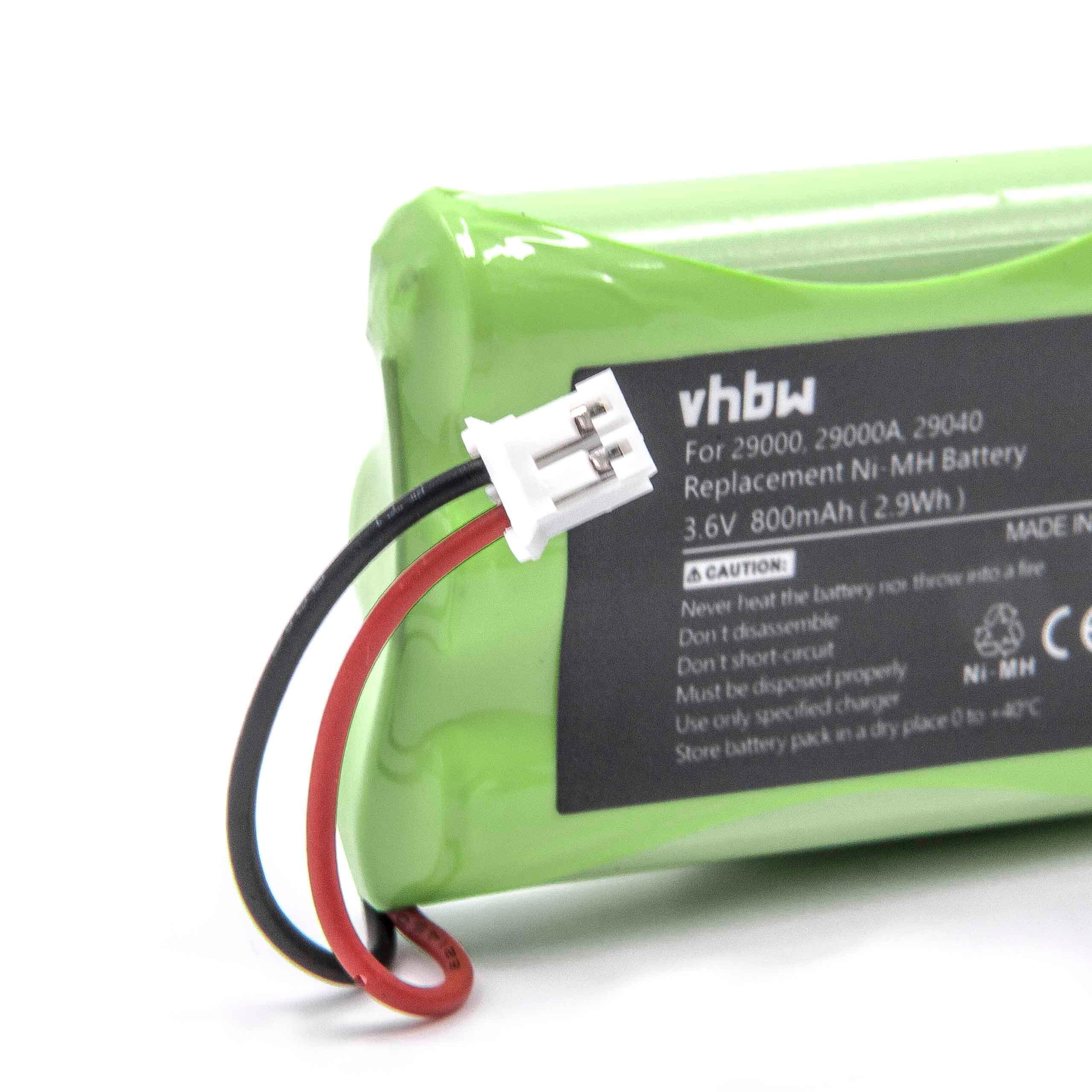 Batterie remplace Summer Infant 29030-10, 29030 pour moniteur bébé - 800mAh 3,6V NiMH