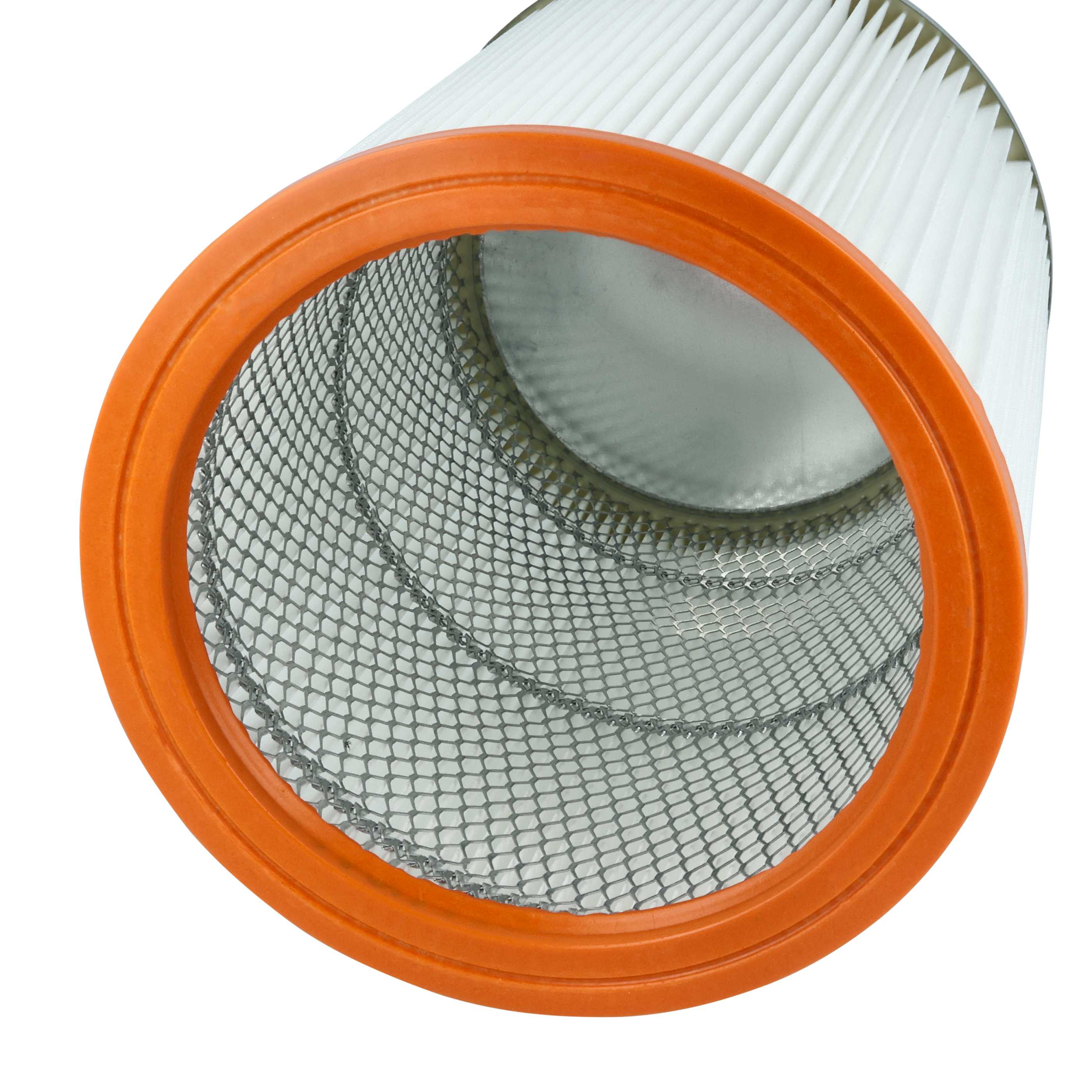 2x Filtercartridge filter replaces Nilfisk R 637/1 for WAP Vacuum Cleaner, orange / white